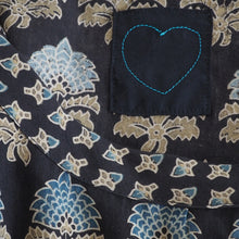 Load image into Gallery viewer, Swirly skirted Ajrakh dress