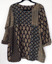 Load image into Gallery viewer, Four Square Ajrakh  tunic