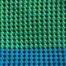 Load image into Gallery viewer, Fair trade market basket hand woven from recycled plastic