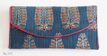 Load image into Gallery viewer, Block printed clutch bags
