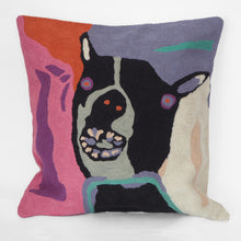 Load image into Gallery viewer, Fair trade embroidered wool cushion cover