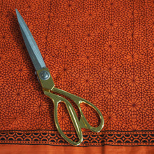 Load image into Gallery viewer, Bagh orange hand block printed cotton