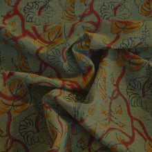 Load image into Gallery viewer, Kalamkari print on hand woven washed cotton