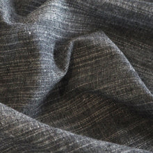 Load image into Gallery viewer, Hand woven two tone grey cotton fabric