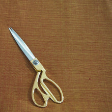 Load image into Gallery viewer, Hand woven red/lime shot cotton fabric