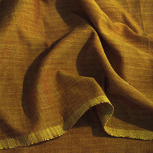 Load image into Gallery viewer, Hand woven red/lime shot cotton fabric