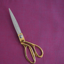 Load image into Gallery viewer, Hand woven fuschia coloured cotton fabric