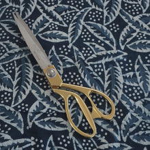 Load image into Gallery viewer, Hand block dabu printed indigo on cotton fabric