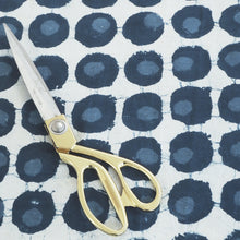 Load image into Gallery viewer, Hand block dabu printed indigo on cotton fabric