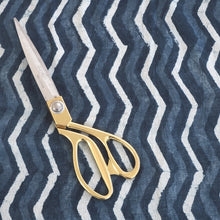 Load image into Gallery viewer, Hand block dabu printed indigo on cotton fabric