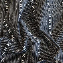 Load image into Gallery viewer, Pre-washed black and white jacquard cotton fabric