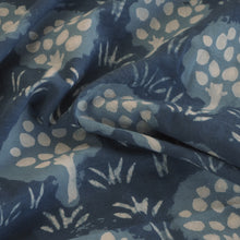 Load image into Gallery viewer, Hand block dabu printed indigo on cotton fabric