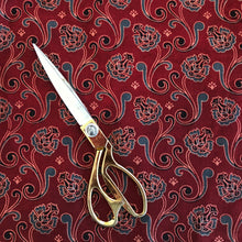 Load image into Gallery viewer, Hand printed Ajrakh cotton with natural dyes.