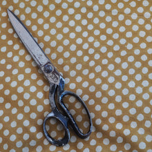 Load image into Gallery viewer, Hand block printed cotton fabric - mustard spots