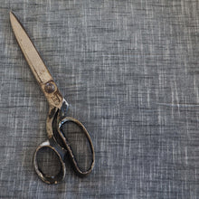 Load image into Gallery viewer, Hand woven classic grey cotton slub fabric