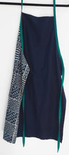 Load image into Gallery viewer, Double sided apron in hand printed cotton