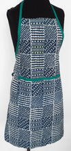 Load image into Gallery viewer, Double sided apron in hand printed cotton