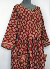 Load image into Gallery viewer, Madder Leaves Eliza dress