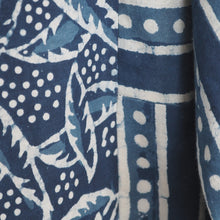 Load image into Gallery viewer, Dancing Leaves and Wonky Stripes tunic