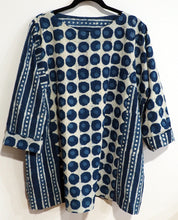 Load image into Gallery viewer, Wonky Spots and Stripes tunic