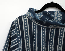 Load image into Gallery viewer, Reversible Wonky Stripes and Trees tunic