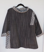 Load image into Gallery viewer, Reversible Grey on Grey tunic
