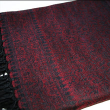 Load image into Gallery viewer, Fair trade fine wool and cotton shawl