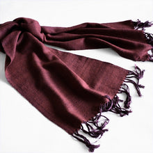 Load image into Gallery viewer, Hand spun pashmina scarf