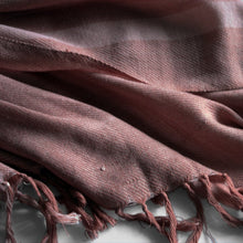 Load image into Gallery viewer, Hand woven organic cotton shawl