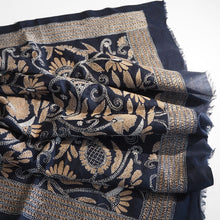 Load image into Gallery viewer, Hand embroidered silk shawl by Afroza Khatun