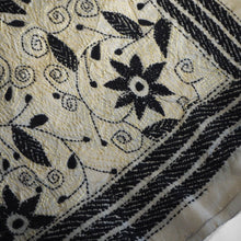 Load image into Gallery viewer, Hand embroidered silk shawl by Afroza Khatun