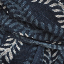 Load image into Gallery viewer, Dabu printed indigo cotton shawl