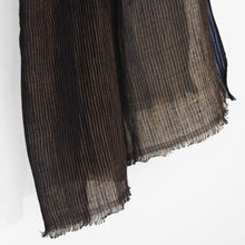 Load image into Gallery viewer, Hand woven linen / cotton scarf