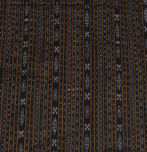 Load image into Gallery viewer, Hand woven black Nuapatna Ikat fabric