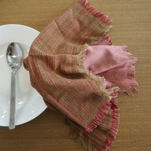 Load image into Gallery viewer, Double sided cotton table napkins - set of four