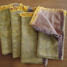 Load image into Gallery viewer, Double sided cotton table napkins - set of four