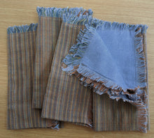 Load image into Gallery viewer, Double sided cotton table napkins - set of four