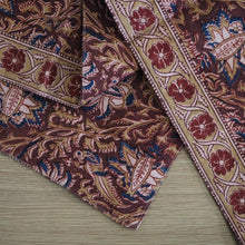 Load image into Gallery viewer, Hand printed table runner with natural dyes