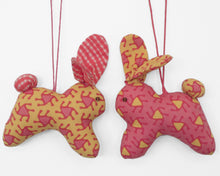 Load image into Gallery viewer, Handmade Bunny ornament