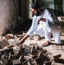 Load image into Gallery viewer, Bagh block printed cotton with natural dyes