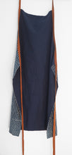 Load image into Gallery viewer, Double sided apron in hand printed cotton