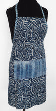 Load image into Gallery viewer, Double sided apron in hand printed cotton