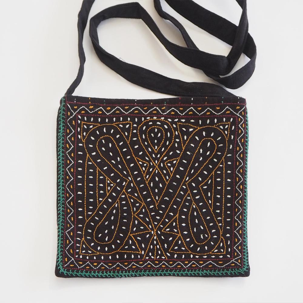 Fair trade embroidered sling bag
