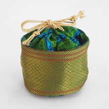 Load image into Gallery viewer, Fair trade Tiffin drawstring pouch
