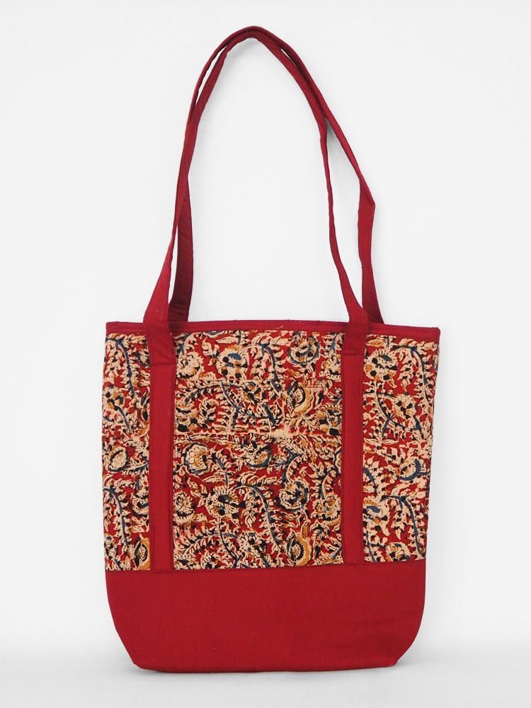 Hand made and fair trade Amudha tote bag
