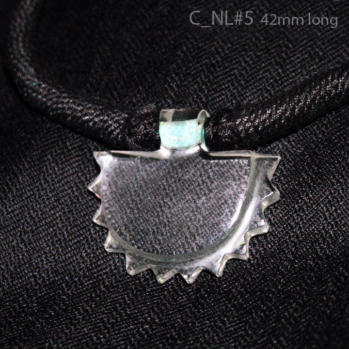 Hand carved Himalayan crystal pendant