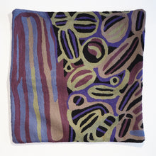 Load image into Gallery viewer, Fair trade embroidered wool cushion cover
