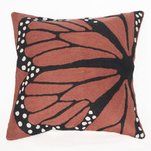 Load image into Gallery viewer, Fair trade embroidered wool cushion cover
