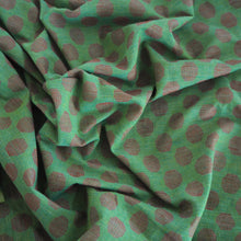 Load image into Gallery viewer, Pre-washed jacquard red/green cotton fabric
