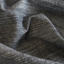Load image into Gallery viewer, Hand woven two tone grey cotton fabric
